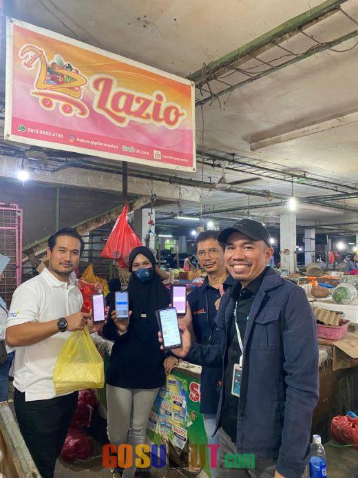 BRI Medan Gatot Subroto Dorong Literasi Digital Pedagang Pasar Petisah