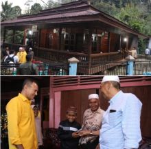 Penuhi Amanah Orangtua, Ijeck Haru Kunjungi Masjid Al-Musannif di Aek Marian Mandailing Natal