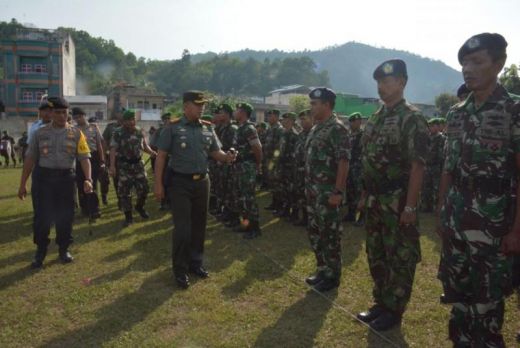 Korem 023 Gelar Apel Pasukan Pengamanan Kunjungan Jokowi ke Sibolga