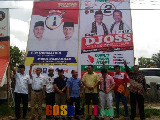 KPU Palas Serahkan APK ke Tim Pemenangan Paslon Gubernur dan Wakil Gubernur Sumut