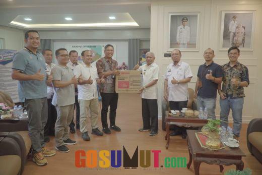 Silaturahmi ke Bupati Asahan, Manager PT PLN Persero UP3 Pematang Siantar Harapkan Dukungan