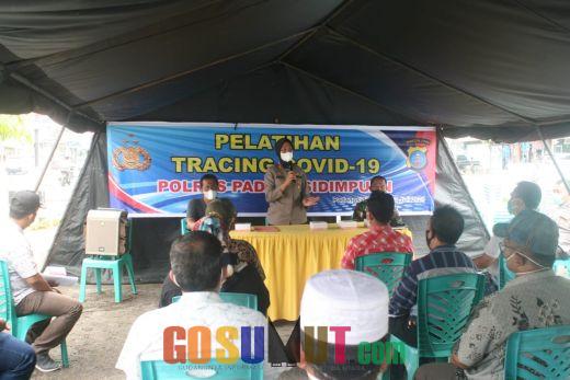 Polres Padangsidimpuan Sosialisasi dan Pelatihan Tracing Covid 19