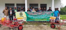 Tim Pengabdian LPPM USU Beri Bantuan Pompa Air Portable untuk Tingkatkan Produksi Bawang Merah