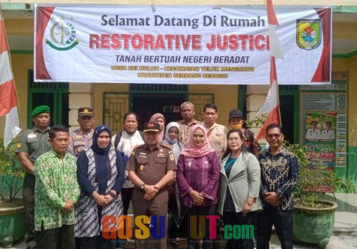 Kajari Sergai Resmikan 16 Rumah Restorative Justice di Seluruh Kecamatan