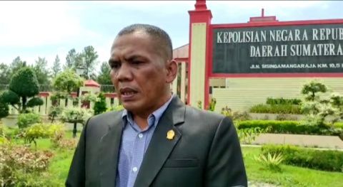 Anggota Fraksi Golkar DPRD Sumut kembali Demo Polda