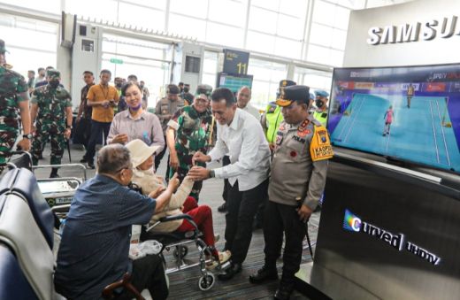 Bandara Kualanamu Ramai, Ijeck Bersama Kapolda dan Pangdam Pastikan Mudik Nataru Aman