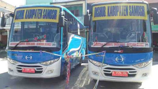Bus Samosir-Bandara Silangit Nggak Gratis Lagi Mulai April 2018