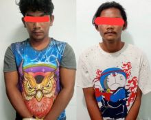 Dua Pria Tak Berkutik Ditangkap Tekab Polres Sibolga