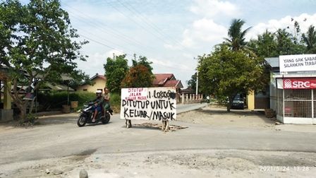 Belasan Warga Terkonfirmasi Corona, Dua Dusun di Deliserdang Ditutup
