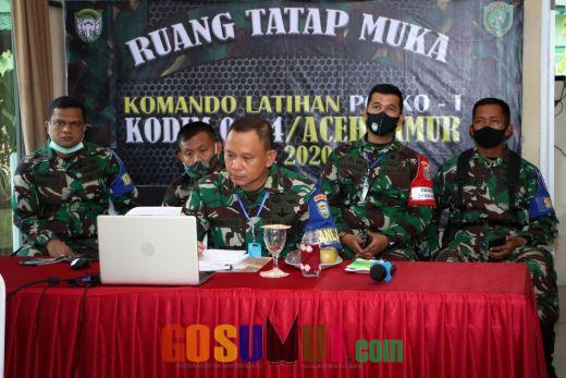 Danrem 011 Lilawangsa Buka Latihan Posko I Kodim 0104 Aceh Timur