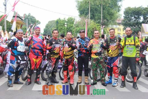 Wali Kota Binjai dan Ratusan Riders Ikuti Trabas Merdeka Adventure BMX 2016