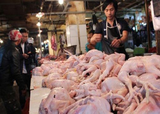 Pedagang Mengeluh Omset Turun, Daging Ayam Tembus Rp32 Ribu/Kg