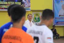 Bupati Labuhanbatu Buka Kejurda Futsal Sumatera Utara 2022 di GOR Rantauprapat