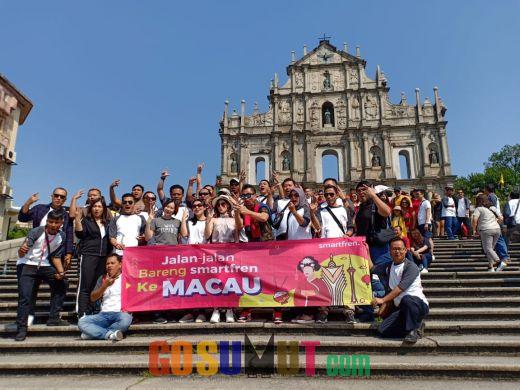 Smartfren Manjakan Mitra Outletnya Jalan-jalan ke Macau