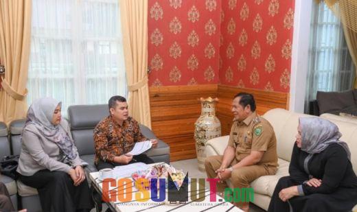 Regsosek 2022, Wali Kota Padang Sidempuan Perdana Diwawancarai Petugas BPS