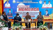 Dinas Perpustakaan Kabupaten Aceh Utara Hadirkan 2 Penulis Nasional