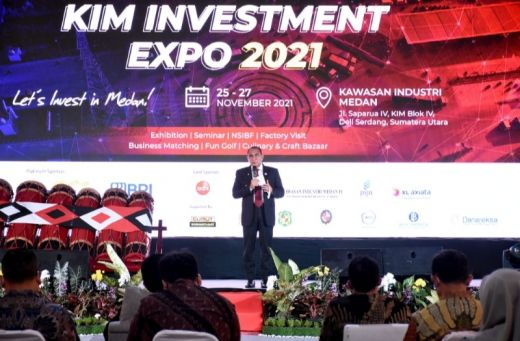 Hadiri KIM Investment Expo 2021, Edy Sebut Menteri BUMN Wujudkan Pembangunan Pengolah Limbah di Sumut