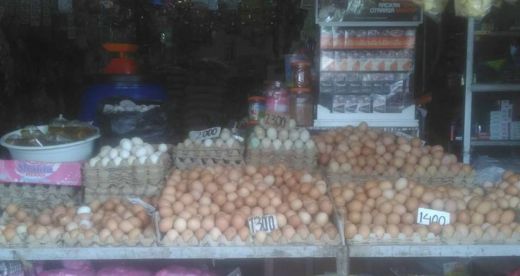 Harga Telur di Medan Naik Bikin Permintaan Turun