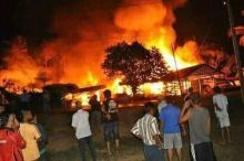 Dua Rumah Papan Hangus Terbakar di Palas, Gara-gara Lupa Matikan Kompor Gas di Dapur