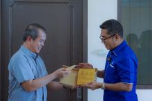 Ephorus BNKP Nias Doakan Lokot Nasution Sukses Pimpin Demokrat di Sumut