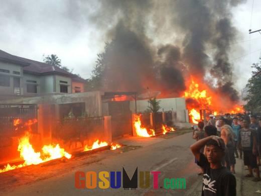 Akibat BBM, 17 Rumah di Madina Dilalap si Jago Merah