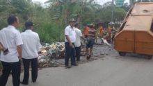 DLHK Palas dan Kecamatan Lubuk Barumun Imbau Warga Tak Buang Sampah Disembarang Tempat