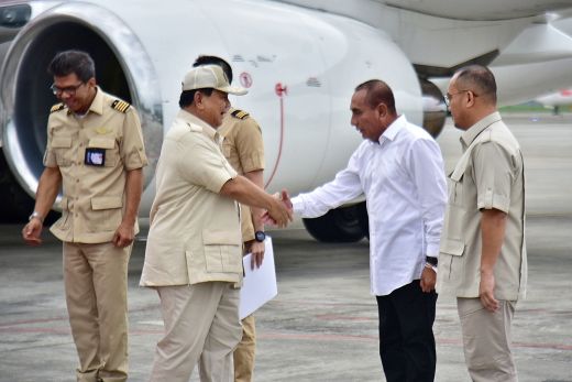 Menhan Prabowo di Medan Menunaikan Sejumlah Agenda, Termasuk jadi Saksi Nikah Jubirnya Dahnil Anzar