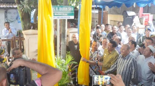 Tokoh Pers Ibrahim Sinik Jadi Nama Jalan di Kota Medan