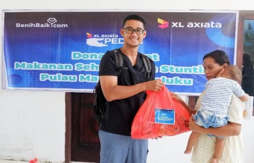 Aktif Ikut Cegah Stunting, XL Axiata Bagikan Makanan Sehat di Aceh Hingga Maluku