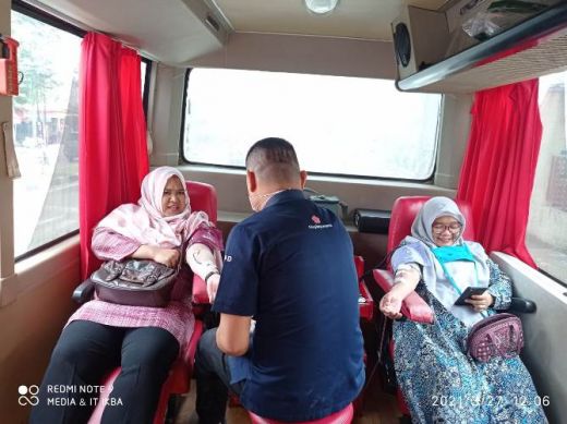 IKBA SMA Eria Gelar Donor Darah Bersama PMI Medan