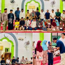 Alhamdulillah! AQUA Menyantuni Para Anak Yatim di Masjid Jami Aur, Medan