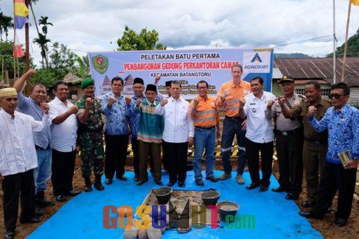 Tambang Emas Martabe Dukung Pembangunan Perkantoran Kecamatan Batangtoru