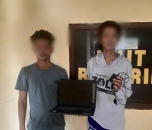 Curi Laptop, Dua Sekawan Warga Desa Tebing Tinggi Berhasil Ditangkap Polisi