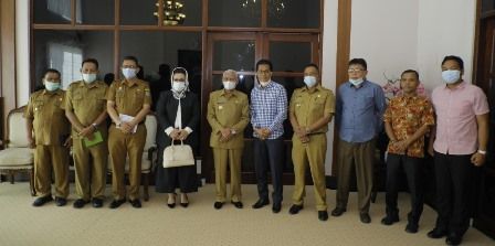 Bupati Asahan Terima kunjungan Bapemperda DPRD Sumut, Bahas Masalah Sampah
