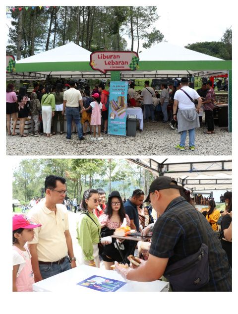 Libur Lebaran, Stand UMKM Binaan BPODT di TCR Dipadati Pengunjung
