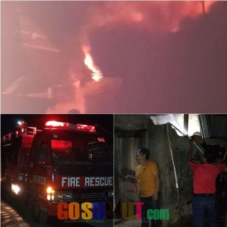 Satu Unit Rumah Ludes Terbakar di Desa Huta Padang Sidimpuan