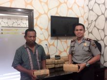 Polisi Amankan 26 Kilogram Ganja Kering Asal Aceh