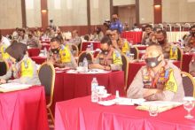 Dipimpin Kapoldasu, Kapolres Sergai Termotivasi Mengikuti Anev Operasi Aman Nusa II Toba