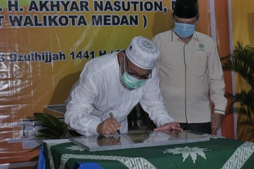 Akhyar Apresiasi Pembangunan Menara & Fasilitas Pendukung Masjid Taqwa Kampung Dadap