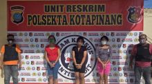 Asyik Nyedot Sabu, 3 Waria Ditangkap Reskrim Kota Pinang