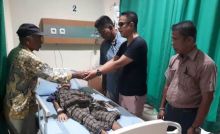 Pewarta Polrestabes Medan Bantu Warga Sakit