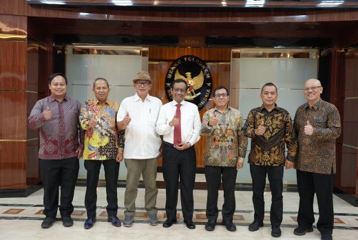 Terima Audiensi PWI Pusat, Menkopolhukam Mahfud MD Dukung Pembangunan Grha Pers Pancasila di Yogyakarta