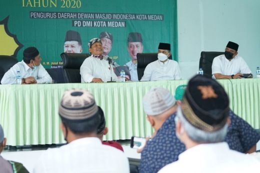 Hadiri Pelatihan Manajemen Masjid, Bobby Nasution Yakin Peradaban Umat Dimulai dari Masjid
