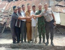Berkat Bujukan Subandi, Pemdes Seibuluh Renovasi Gubuk Reot Milik Sabrik di Dusun Pematang Pasir