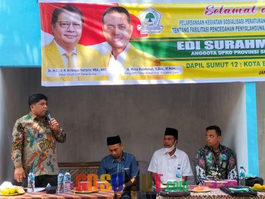 Anggota DPRD Sumut : Katakan No pada Narkoba
