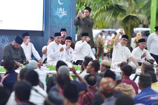 Gubernur Edy Rahmayadi Hadiri Ramadan Berbagi, Ajak Seribuan Abang Becak Tingkatkan Takwa