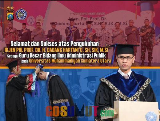 Kapolres Labusel Hadiri Pengukuhan Irjen Pol Dadang Hartanto sebagai Guru Besar Bidang Ilmu Administrasi Publik