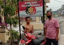 Curi Honda Beat Diteras Rumah, Eko Warga Sei Rampah Jadi Bulan -Bulanan Warga