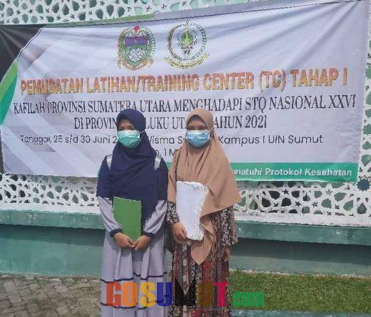 Dua Putri Palas Utusan Provinsi Sumut di STQH Nasional Ikuti Pemusatan Pelatihan