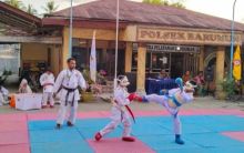 Sambut Hari Bhayangkara ke 77, Polsek Barumun Gelar Kejuaraan Karate